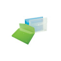Folder with print Forpus, A4, plastic, with extension, white, transparent