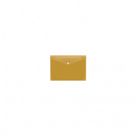 Envelope with print Forpus, A4, plastic, yellow, transparent