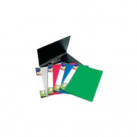 Folder with clamp Forpus Premier, A4, plastic, blue 0817-102