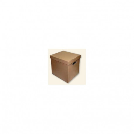Archive box SMLT, 360x290x350mm, brown, ecological, removable cover