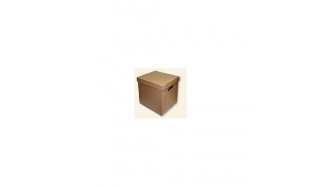Archive box SMLT, 360x290x350mm, brown, ecological, removable cover