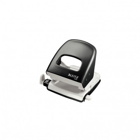 Punch hole Leitz 5008, black, up to 30 sheets, metal 1101-117