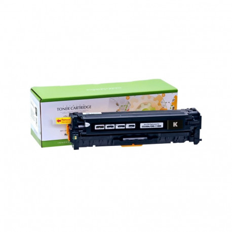Static Control Toner Cartridge Black, Compatible with HP 304A (CC530A)