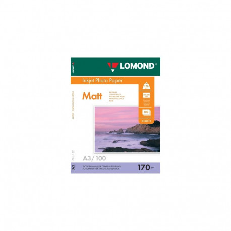 Lomond Photo Inkjet Paper Matte 170 g/m2 A3, 100 sheets, double sided