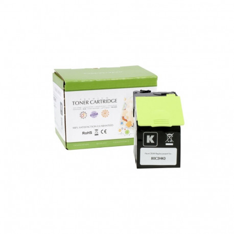 Static Control Toner Cartridge Black, Compatible with Lexmark 802HK (80C2HC0)