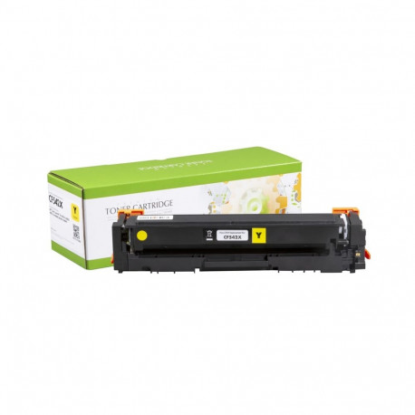 Static Control Toner Cartridge Yellow (New Chip), Compatible with HP 203X (CF542X)/Canon CRG 054H