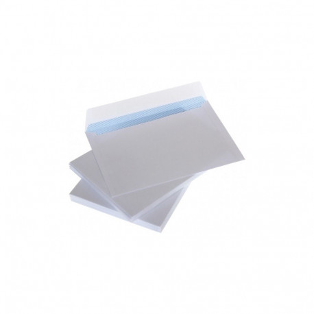 Envelopes C5 white with ribbon and internal press 162x229 mm  x 25pcs