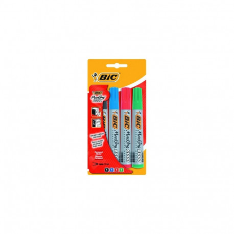 BIC permanent MARKER ECO 2000 2-5 mm, Set 4 colours 020040