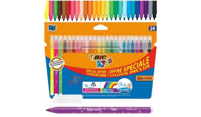 BIC Felt tip pens KIDS COULEUR, 24 colours 103240
