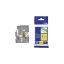 Brother TZe-621 (TZE621) Laminated Label Tape cassette P-touch, Black on Yellow 9mm, 8m