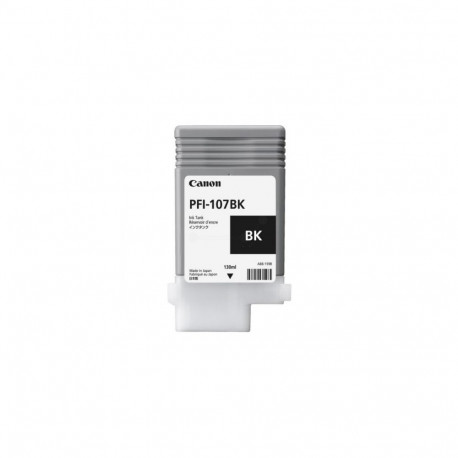 Canon PFI-107BK (6705B001) Ink Cartridge, Black