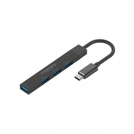 PROMATE LiteHub-4 USB-C Hub 3x USB 2.0 / 1x USB 3.0