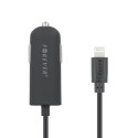 Forever car charger M-02 2.1A 12V/24V + Lightning 1.2m, black Forever car charger M-02 2.1A 12V/24V + Lightning 1.2m, black