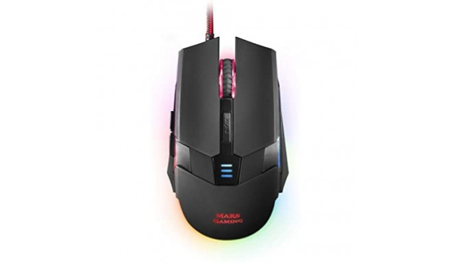 Mars Gaming MM116 Gaming Mouse with 7 LED RGB Colors 3200 DPI USB