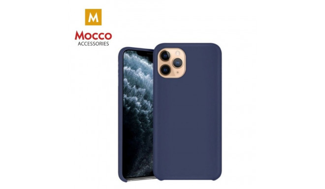 Mocco Ultra Slim Soft Matte 0.3 mm Silicone Case for Apple iPhone XS MAX Blue