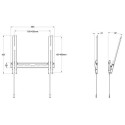 Multibrackets MB-0988 Universal Tilt Wallmount up to 32"-55" / 50kg