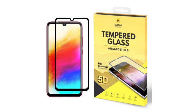 Mocco Full Glue 5D Signature Edition Tempered Glass Full Coverage with Frame Xiaomi Redmi 7 Black