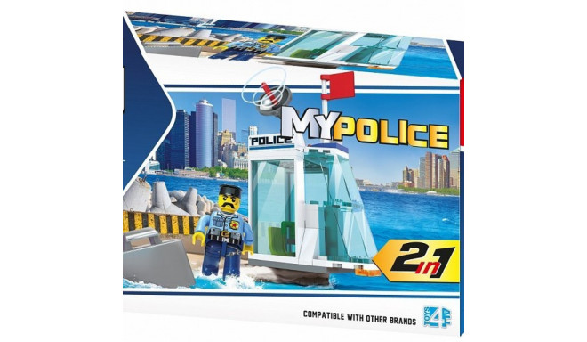 Blocki MyPolice Police station / KB0652 / Constructor with 57 parts / Age 6+