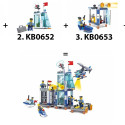 Blocki MyPolice Police station on water / KB0653 / Constructor with 57 parts / Age 6+