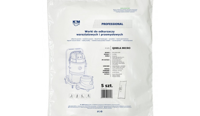 K&M Vacuum cleaner bags for KARCHER (5pcs)