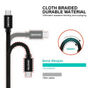 Swissten Textile Quick Charge Universal Micro USB Data and Charging Cable 3m