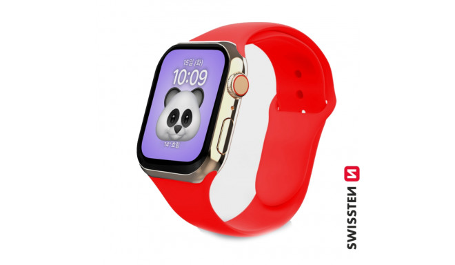Swissten Silicone Band for Apple Watch 1/2/3/4/5/6/SE / 38 mm / 40 mm