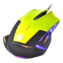 E-Blue EMS124GR Gaming Mouse with Additional Buttons / LED RGB / 2400 DPI / Avago Chipset / USB Gree