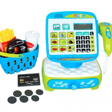 Kassaaparaat ja tarvikud 17 osa