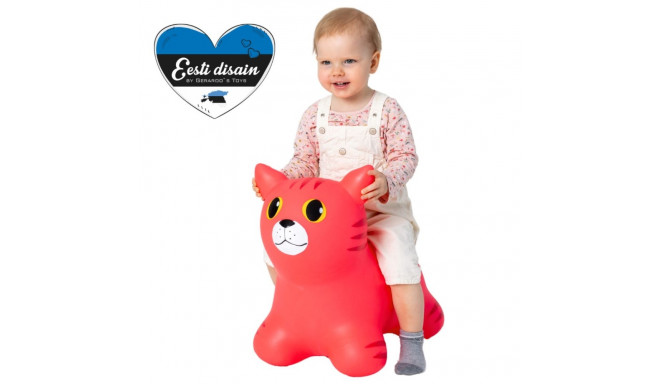 Gerardo's Toys Jumpy hüppeloom Kass, roosa