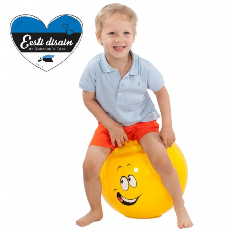 Gerardo's Toys hüppepall Fun Ball 45 cm, kollane