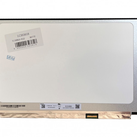 LCD screen 15.6" 1366x768 HD, LED, matte, SLIM, 30pin (right) EDP, A+