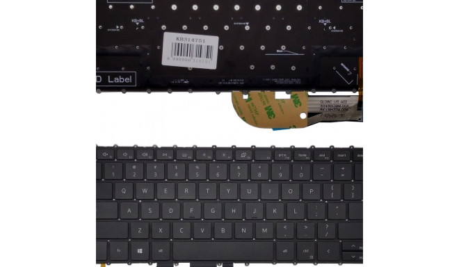 Keyboard DELL XPS 9500, with backlight, US