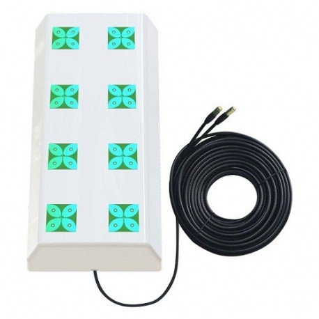 5G / LTE / CBRS 2x2MIMO Antenna, 1.7-3.8GHz, 2x 18dBi