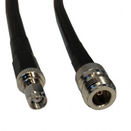 Cable LMR-400, 10m, N-female to RP-SMA-male