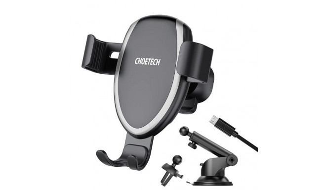 Car Phone Mount CHOETECH, with wireless charging function, 10W