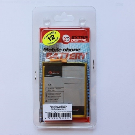 Extra Digital battery Sony Xperia XA (LIS1618ERPC)