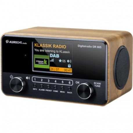 Albrecht DR 865 DAB+ Digitalradio holz