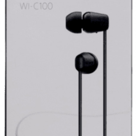Sony WI-C100B In-Ear schwarz BT-Kopfhörer