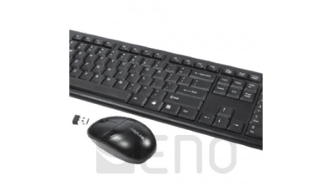 LogiLink Funk-Tastatur/Maus Set schwarz