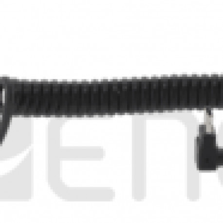 Brodit auto spiraallaadimiskaabel USB-C 12/24V 1,3m