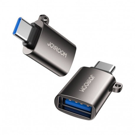 Joyroom USB 3.2 Gen 1 - USB Type C adapter black S-H151 Black