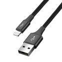 Baseus 2x Lightning | USB Type C | micro USB nailonist punutud kaabel 3,5A 1,2m must (CA1T4-A01) Baseus 2x Lightning | USB Type C | micro USB nailonist punutud kaabel 3,5A 1,2m must (CA1T4-A01)