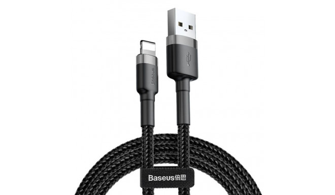 Baseus CALKLF-RG1 Cafule USB Lightning cable 2A | 3m Black+Gray