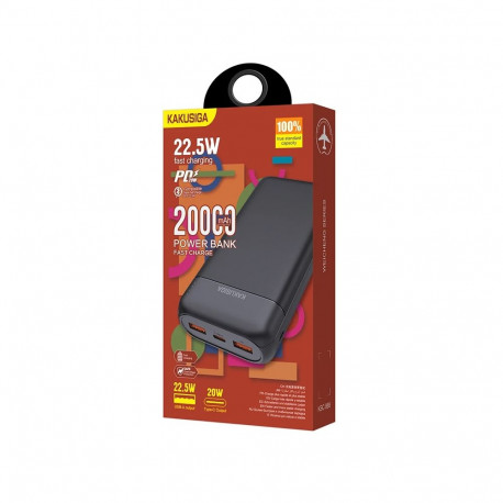 KAKUSIGA KSC-888 akupank 20000mAh | 2 x USB | 22.5W must
