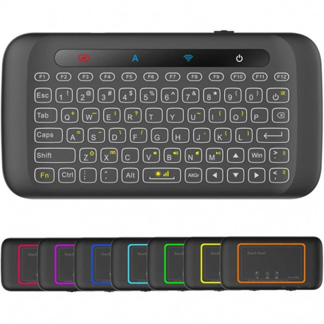 Fusion H20 mini wireless keyboard + touchpad for  PC | PS4 | XBOX | Smart TV | Android black