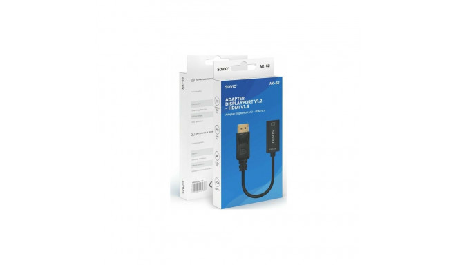 DisplayPort (M) v1.2 - HDMI (F) v1.4, 4K adapter, AK-62