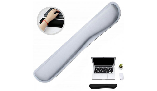 Fusion soft keyboard pad white