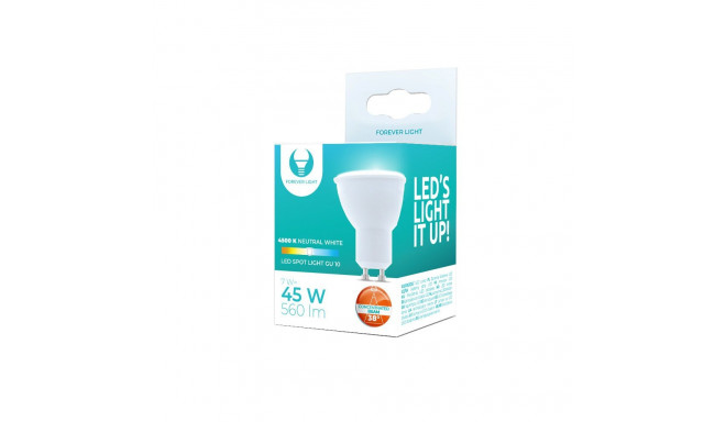 Forever Light LED pirn GU10 7W 230V 4500K 560lm 38°