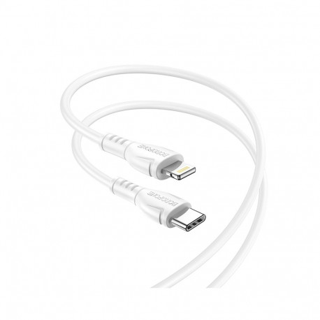 Borofone BX51 Lightning to USB-C cable 3A | 12W white