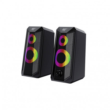HAVIT SK202 Arvutikõlarid 2.0 RGB (must)